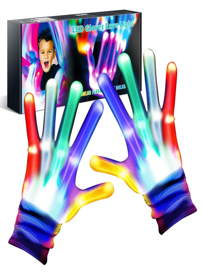 CUUGO LET'S GO! CG Toys for Ages 2-4 5-7 8-13 , Light Up Gloves Led Gloves Boys Toys Age 4-6 6-8 8-12 Birthday Halloween Christmas Gifts for Kids Stocking Stuffers Cool Toys Gift for 3 4 5 6 7 8 9 10 11 12 Year Old Boys - Image 1